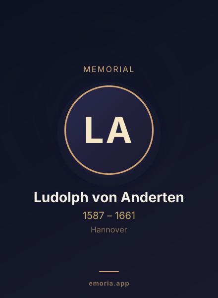 Memorial portrait of Ludolph von Anderten