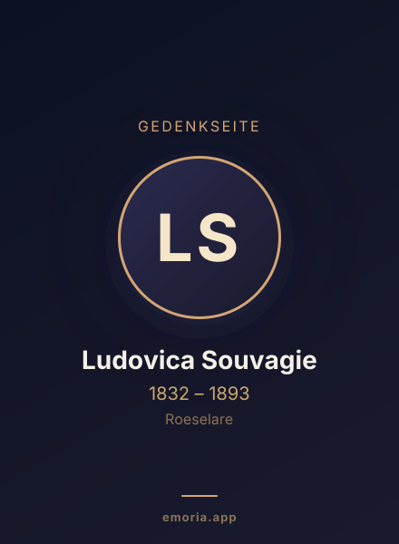 Gedenkportrait von Ludovica Souvagie