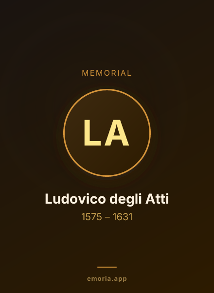 Memorial portrait of Ludovico degli Atti
