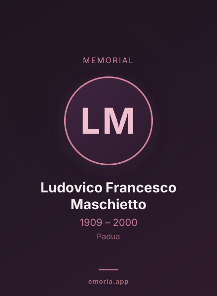 Memorial portrait of Ludovico Francesco Maschietto