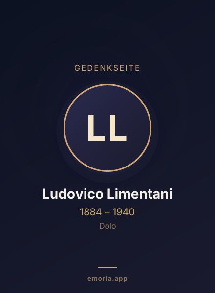 Gedenkportrait von Ludovico Limentani