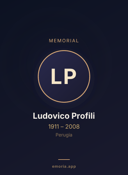 Memorial portrait of Ludovico Profili