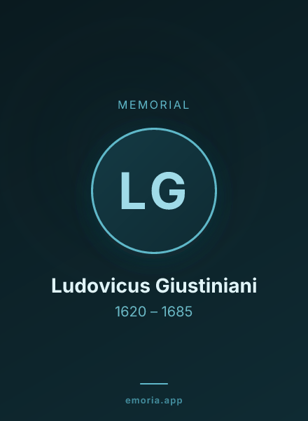 Memorial portrait of Ludovicus Giustiniani