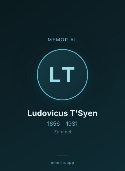 Memorial portrait of Ludovicus T'Syen