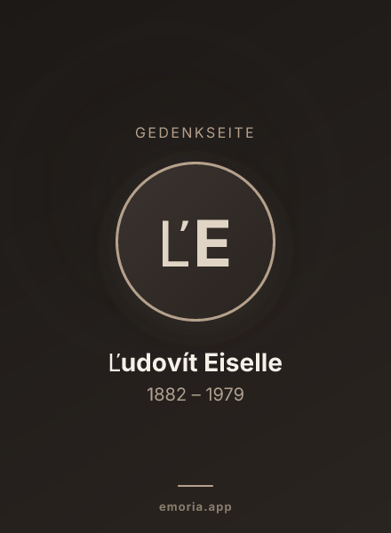 Gedenkportrait von Ľudovít Eiselle