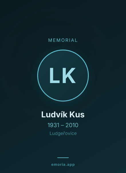 Memorial portrait of Ludvík Kus