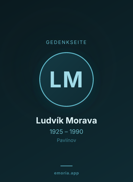 Gedenkportrait von Ludvík Morava