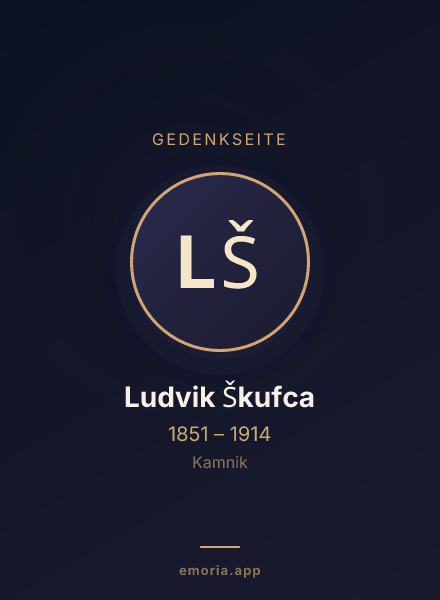 Gedenkportrait von Ludvik Škufca
