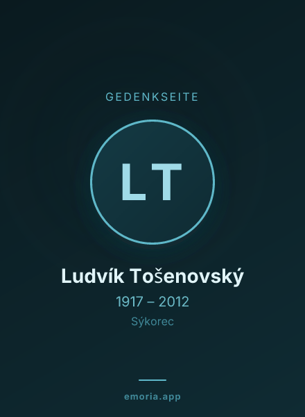 Gedenkportrait von Ludvík Tošenovský