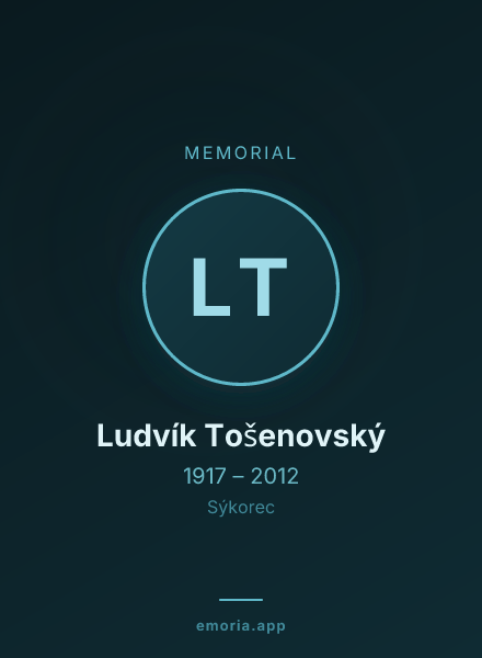 Memorial portrait of Ludvík Tošenovský