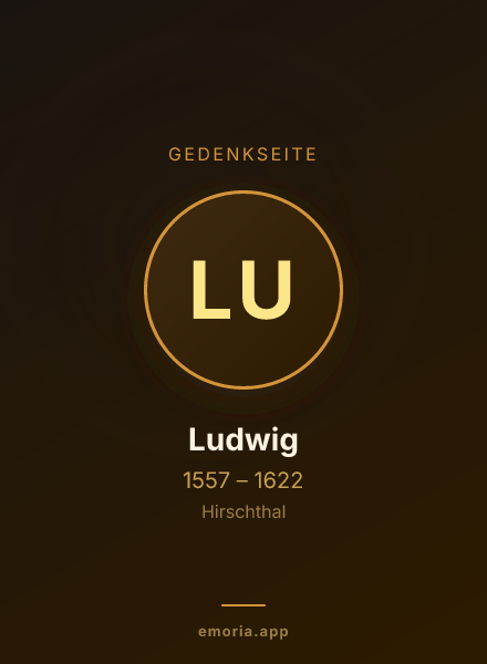 Gedenkportrait von Ludwig