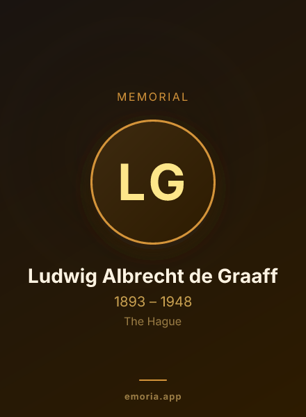 Memorial portrait of Ludwig Albrecht de Graaff