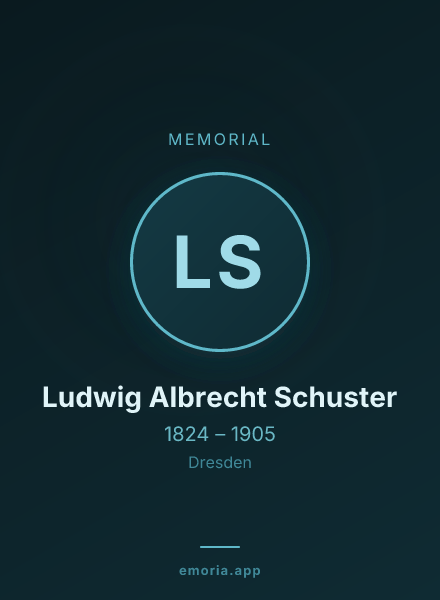 Memorial portrait of Ludwig Albrecht Schuster