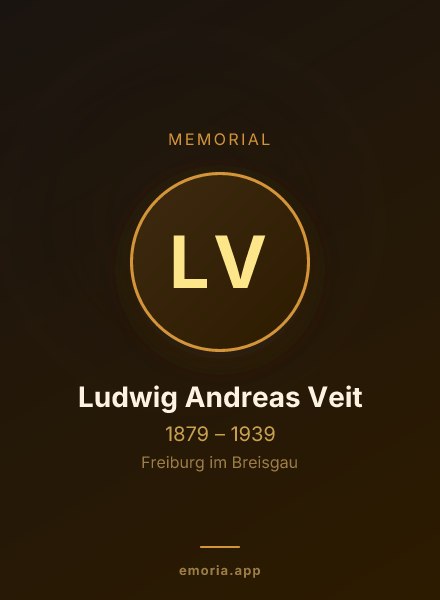 Memorial portrait of Ludwig Andreas Veit