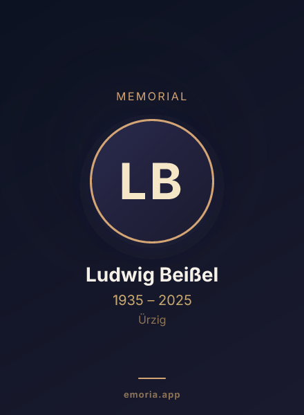 Memorial portrait of Ludwig Beißel