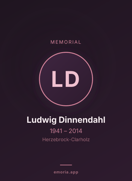 Memorial portrait of Ludwig Dinnendahl