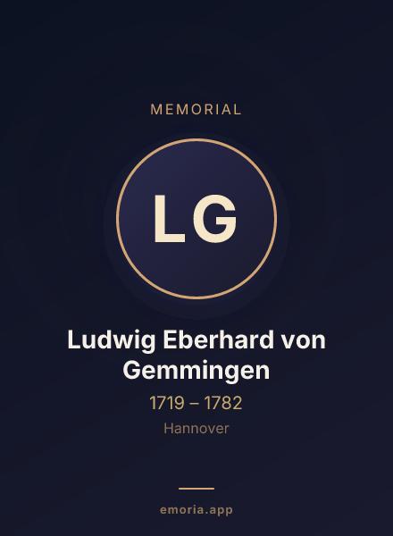 Memorial portrait of Ludwig Eberhard von Gemmingen