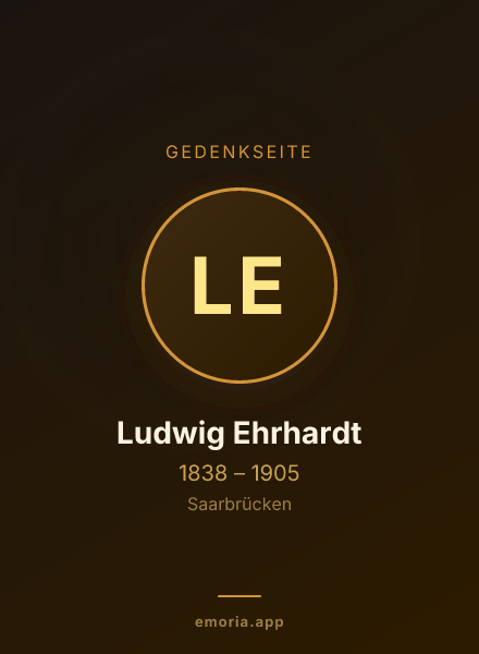 Gedenkportrait von Ludwig Ehrhardt
