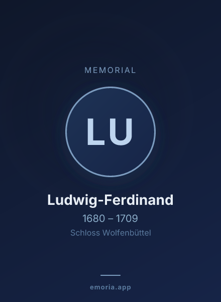 Memorial portrait of Ludwig-Ferdinand