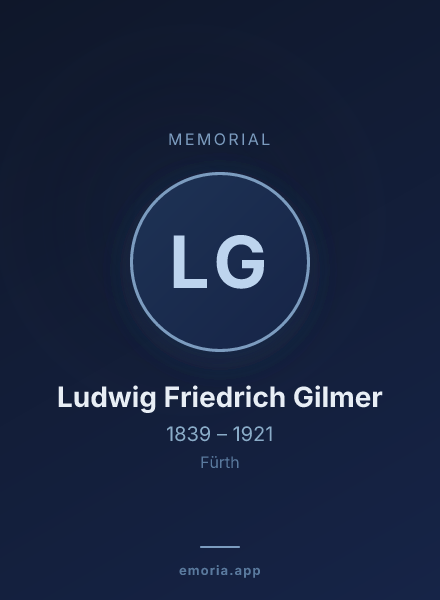 Memorial portrait of Ludwig Friedrich Gilmer