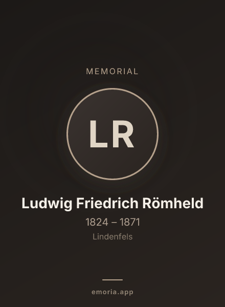 Memorial portrait of Ludwig Friedrich Römheld