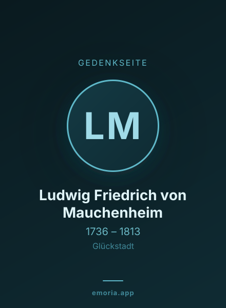 Gedenkportrait von Ludwig Friedrich von Mauchenheim