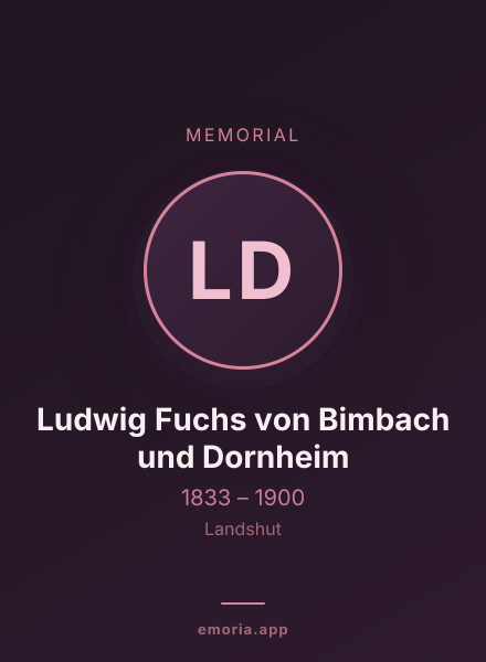 Memorial portrait of Ludwig Fuchs von Bimbach und Dornheim