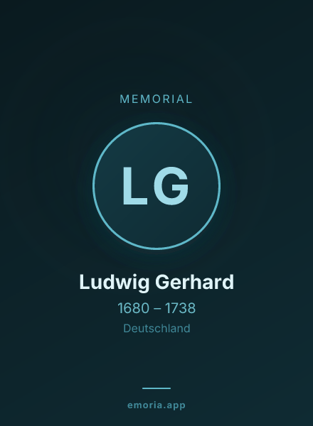 Memorial portrait of Ludwig Gerhard