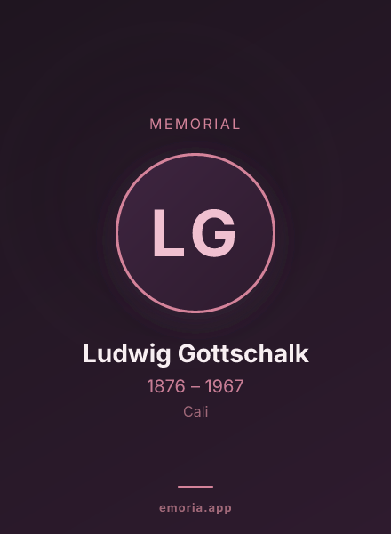 Memorial portrait of Ludwig Gottschalk