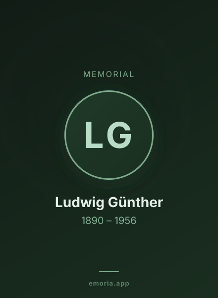 Memorial portrait of Ludwig Günther