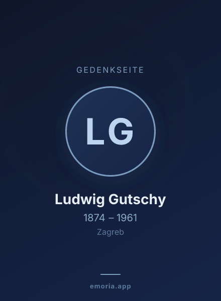 Gedenkportrait von Ludwig Gutschy