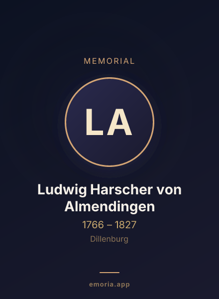 Memorial portrait of Ludwig Harscher von Almendingen