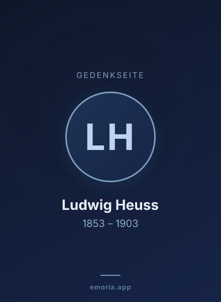 Gedenkportrait von Ludwig Heuss