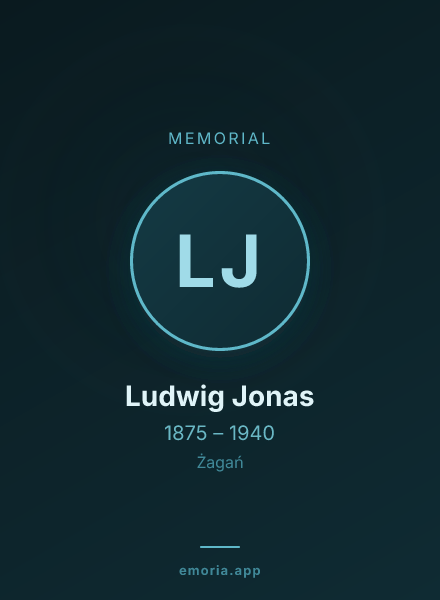 Memorial portrait of Ludwig Jonas
