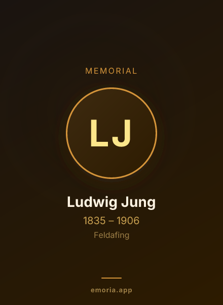 Memorial portrait of Ludwig Jung