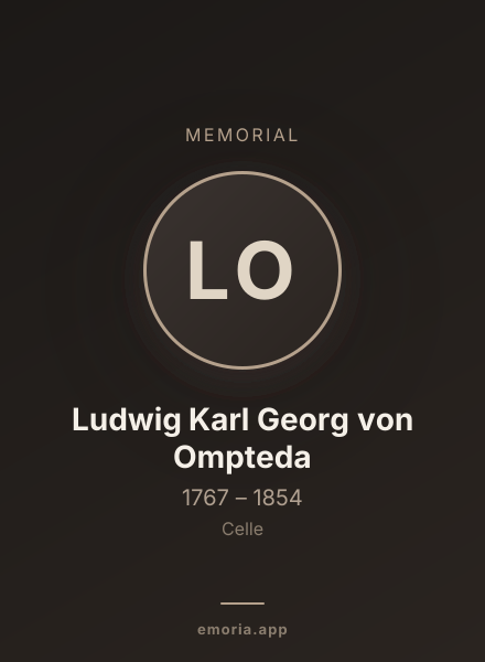 Memorial portrait of Ludwig Karl Georg von Ompteda