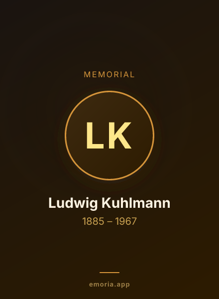 Memorial portrait of Ludwig Kuhlmann
