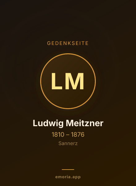 Gedenkportrait von Ludwig Meitzner