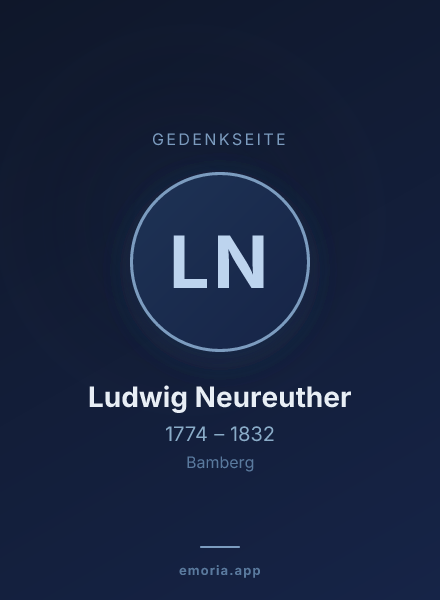 Gedenkportrait von Ludwig Neureuther