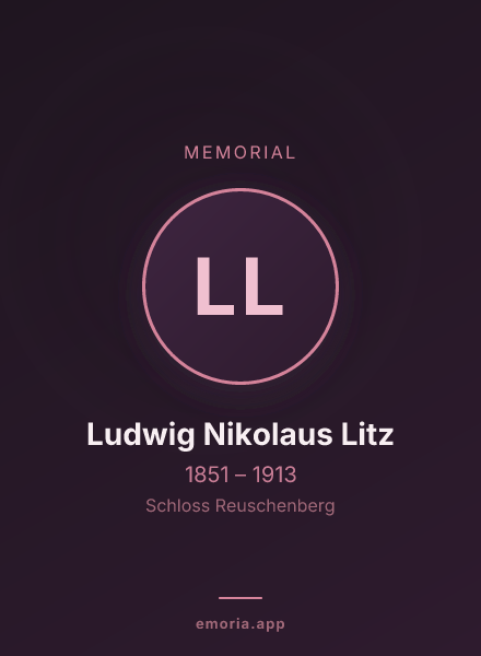 Memorial portrait of Ludwig Nikolaus Litz