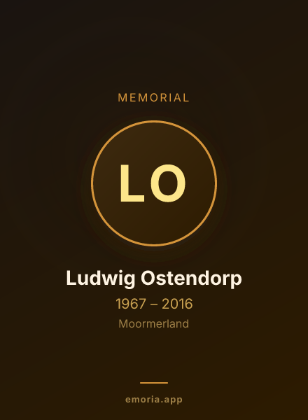 Memorial portrait of Ludwig Ostendorp