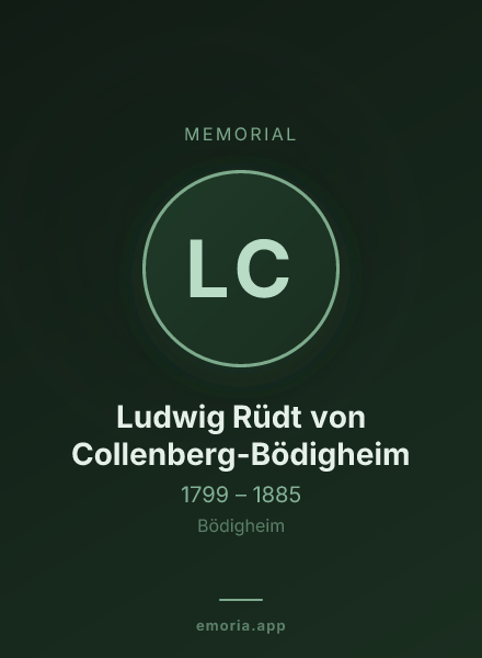 Memorial portrait of Ludwig Rüdt von Collenberg-Bödigheim