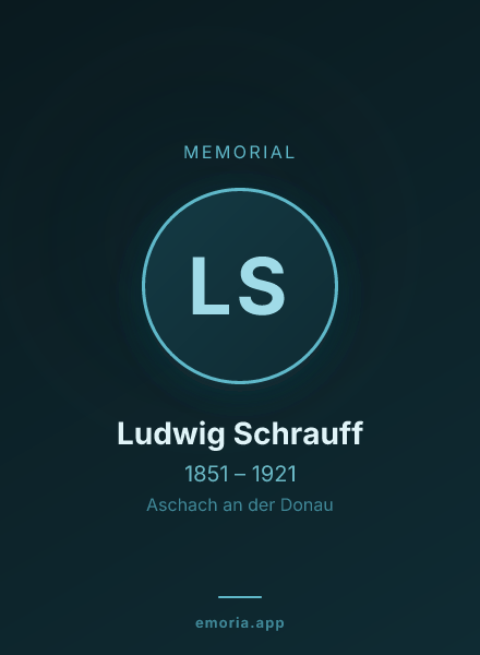 Memorial portrait of Ludwig Schrauff