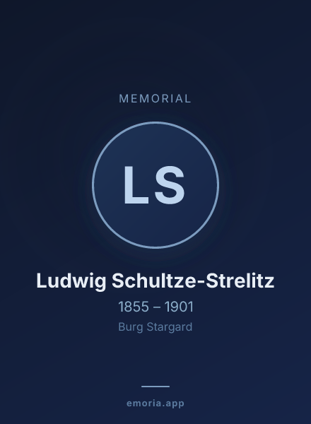 Memorial portrait of Ludwig Schultze-Strelitz