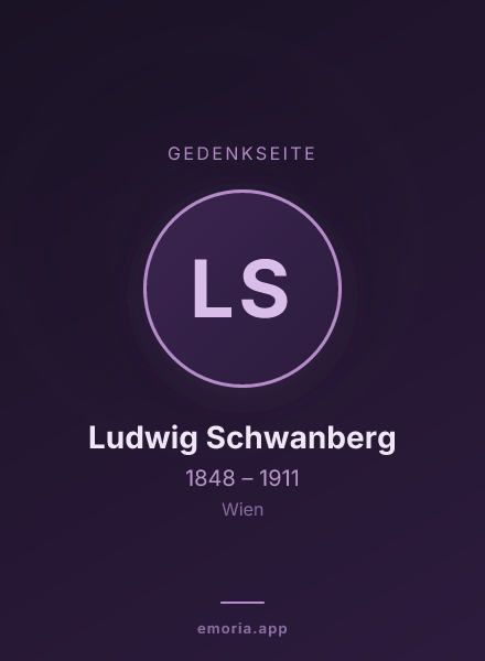 Gedenkportrait von Ludwig Schwanberg
