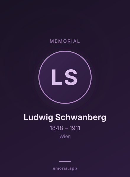 Memorial portrait of Ludwig Schwanberg