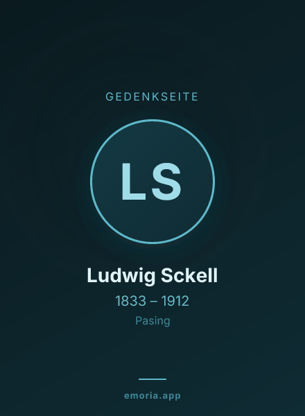 Gedenkportrait von Ludwig Sckell
