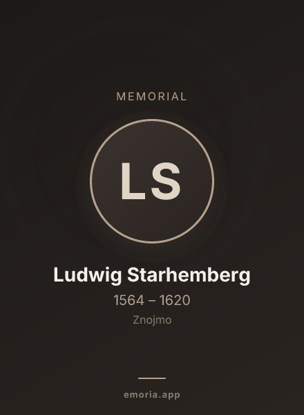 Memorial portrait of Ludwig Starhemberg