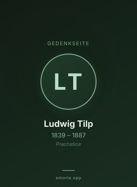 Gedenkportrait von Ludwig Tilp