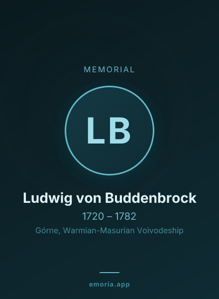 Memorial portrait of Ludwig von Buddenbrock